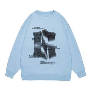 
[Same style of Zhang Yiran] New Year, autumn and winter, thickened loose round neck sweater for men's year of zodiac sweater trendy Q