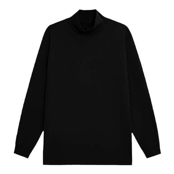 
UNICAHOMME/Multi-color bottoming t-shirt men's men's brushed inner double-collar basic top spring