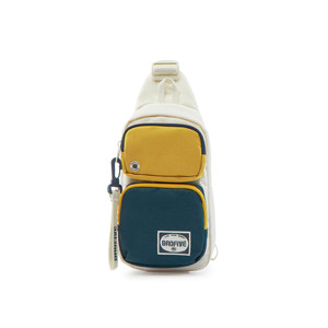 Li Ning Fanwu multifunctional chest bag for men and women new outdoor lightweight casual high-end contrast crossbody shoulder sports bag