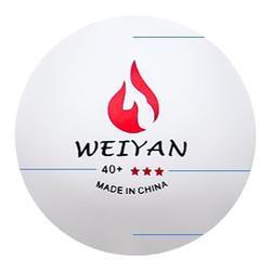 Weiyan Autentico Tennis Da Tavolo A Tre Stelle Per Adulti, Allenamento Indoor E Outdoor, Oltre 40 Nuove Palline Da Ping Pong In Materiale