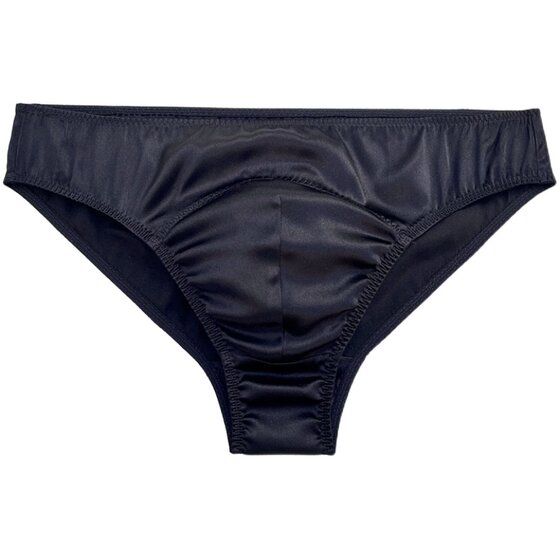 One night, thousands of silk men's underwear, silk briefs, thin breathable quick-drying pants, U convex and traceless ultra-thin underwear, red