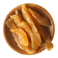 Zhaori Qingdao Asahi Sweet Potato Small Slice Corner Strip Original Flavor - No Sugar Added Sweet Potato Dried - 750g*3 Bags