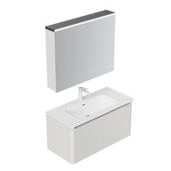 Jomoo Bathroom Modern Cream Style Small Apartment Bathroom Cabinet