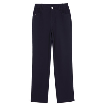 Milanden straight leg nine-point pants women's casual pants large size