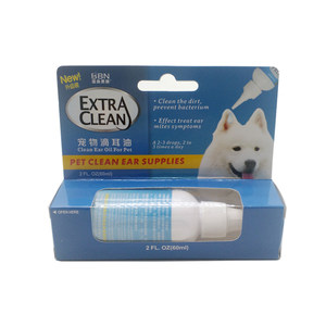 
Blue blood aristocratic pet ear drops 60ml dog and cat ear mite itch cleaning ear cleaning liquid beauty care ear drops