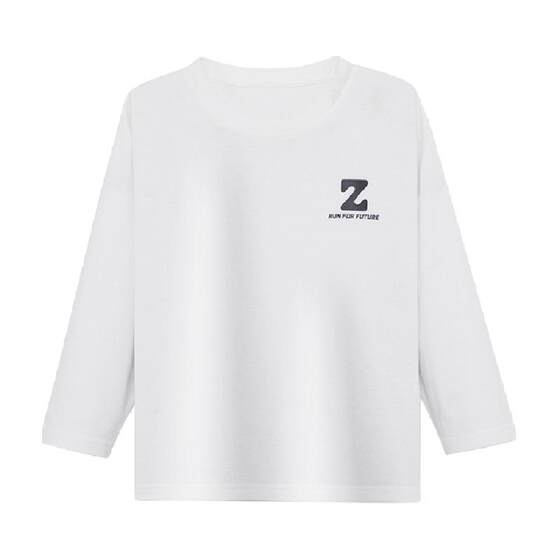
Zuoxi children's clothing boys' long-sleeved T-shirt children's white spring and autumn wear 2026 new boys pure cotton T-shirt