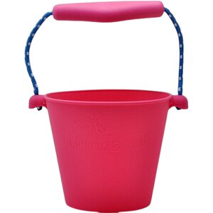 Baby playing with water, playing with sand, small water bucket, foldable, multi-purpose beach bathing, silicone small bucket, children's toys, multiple colors