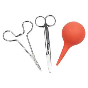 Pet cat and dog pregnant and waiting for delivery package amniotic fluid to absorb amniotic fluid with umbilical cord and scissors to produce baby delivery supplies tool set complete set

