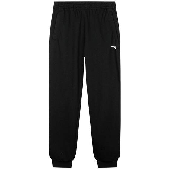 
ANTA black sports pants men's spring new breathable straight pants thin drapey trousers loose casual pants