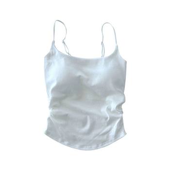 Dopamine sweet outer wearing camisole vest female with chest pad vest camism slim back to the bottom top top