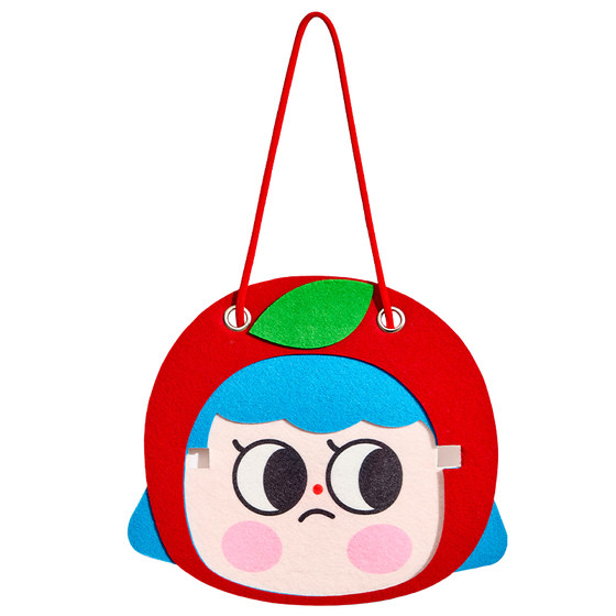 
Noshi Taotaomaru glasses holder hairpin hairpin storage rack felt wall hanging sunglasses placement shelf decorative ornaments