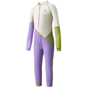 
KK Tree Children's One-piece Swimsuit Boys and Girls Sun Protection Professional Long Sleeve Trousers Baby Swimsuit Trousers 2025 New Style