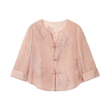 
Blue language large size women's clothing elegant suit