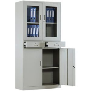 
Wuhan thickened file cabinet iron cabinet office cabinet file cabinet information cabinet voucher cabinet bookcase storage cabinet five-section cabinet