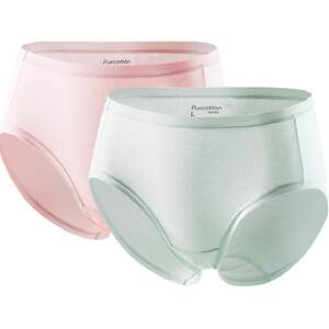 
Pure cotton era underwear for women, pure cotton, soft and skin-friendly, mid-waist, tummy control, antibacterial, classic seamless underwear