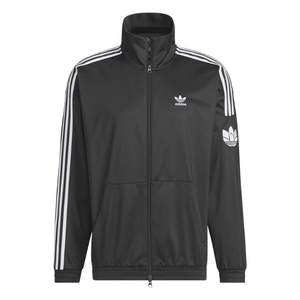 Classic retro three -line double zipper loose sports jacket Men and women autumn adidas Adidas clover
