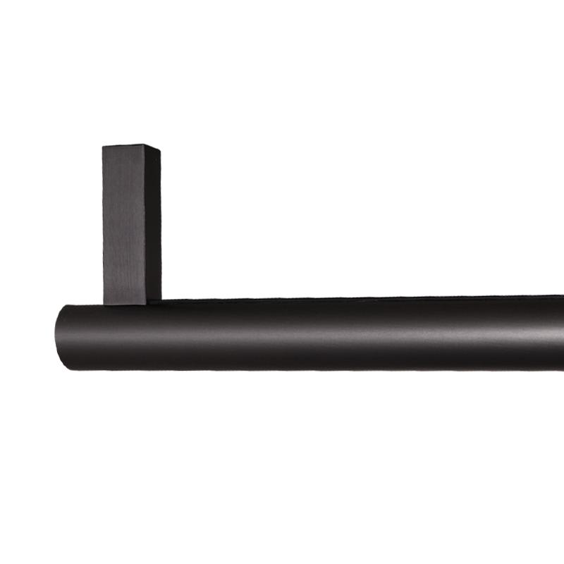 Top-Mounted Clothes Rail for Wardrobe - Round Tube Golden Rod