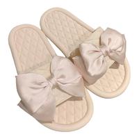 Fairy Style Bowknot Slippers For Women - Summer Soft-Sole Flat Beach Shoes