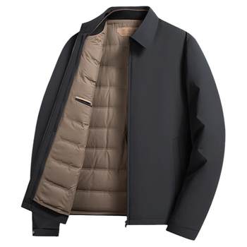 Yalu men's business removable inner liner goose down jacket