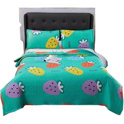 Four Seasons Universal Bed Cover Spring, Summer, Autumn And Winter Blanket Student Dormitory Single Double Bed Three-layer Quilted Bed Sheet Thickened Blanket