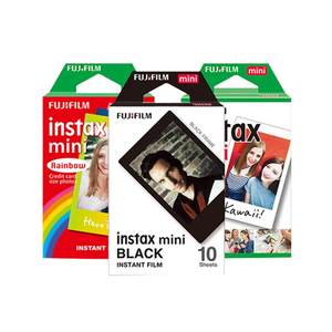 
Fuji Polaroid Photo Paper One-time Imaging Mini Photo Paper mini12/7+/9/11/25/70/90/7c/8/7s/liplay/40 Film Camera Photo Printer Photo Paper