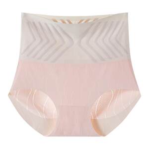 Women's underwear 2024 new high -waisted hips, hips, abdomen, small belly, strong shaping ice silk without trace thin shorts
