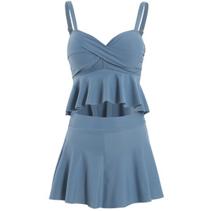 [Fairy Girl's House] 2025 new hot spring bathing beautiful conservative slim belly-covering split bikini swimsuit for women