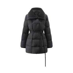 
Ailei down jacket for women in winter new knitted and spliced fashionable duck down versatile cold-proof waist-hugging jacket