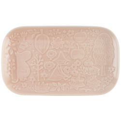 Moomin embossed cartoon plate, plate, mug set