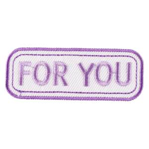 English alphabet patch clothes patch cute fashion down jacket jeans ripped repair decorative embroidery patch
