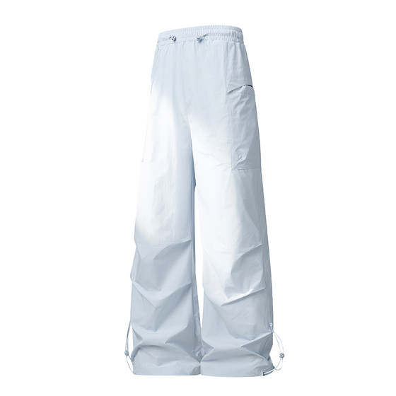 
Explore outdoor workwear paratrooper pants for women, spring and summer casual sports pants, mountaineering assault pants, loose wide-leg soft shell pants
