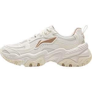 
Li Ning Brown Tang Casual Shoes Women's Summer New Retro Dad Shoes Thick Sole Increased Trendy Running Sneakers