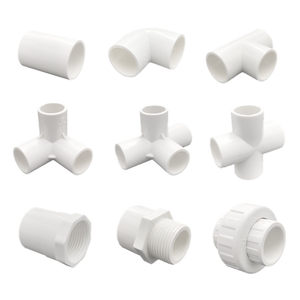 
PVC water pipe fittings water supply elbow three-dimensional three-way four-way five-way six-way 20 25 plastic pipe fittings complete joint