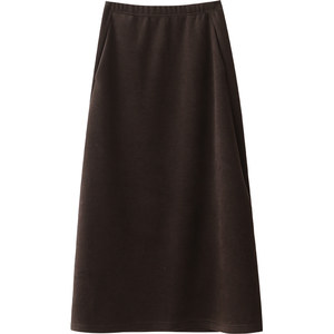
Produced by Xiaoer, narrow version of small A skirt/thickened slimming/acetic acid + sheep wool elastic waist fashionable straight skirt