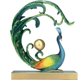 Богатство и совершенство, полностью медные украшения в виде павлина, украшения винного шкафа для домашней гостиной, европейские легкие роскошные подарки на новоселье