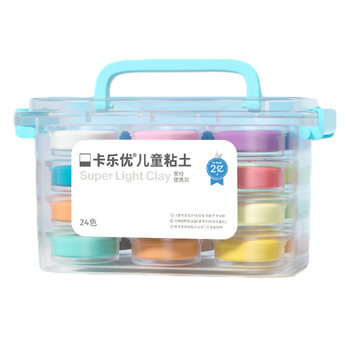 Kalyou 24-color unisex clay home-school portable