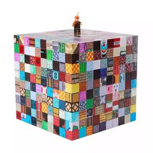 
Genuine Minecraft Magnetic Block Building Blocks Iron Stone Magnets MC Complete Set of Boys, Girls and Children Assembling Toys
