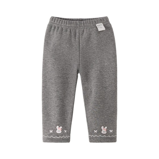 [Antibacterial far-infrared] leggings for girls in autumn and winter, baby plus velvet casual pants, children's winter clothes, children's pants for girls