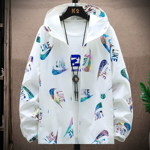 Мужская шелковая летняя одежда для защиты от солнца, тонкая быстросохнущая дышащая куртка, подходит для подростков