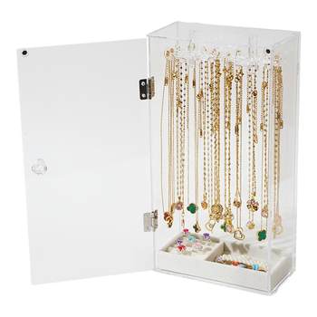 Benya dustproof acrylic necklace box