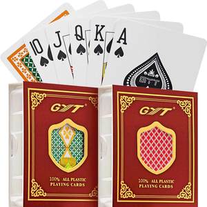 
GYT Plastic Playing Cards Genuine Flagship Store Wholesale PVC Frosted Waterproof Anti-folding Thickened Bridge Texas Texas