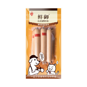 [Fresh Royal] Pet dog snack chicken cod, fruits, vegetables and sausage training reward meat intestine snack 140g bag
