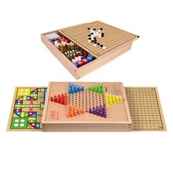 Large Checkers, Flying Chess, Backgammon, Beast Chess Game, Multifunctional Chess Children's Chess Educational Toys For Primary School Students