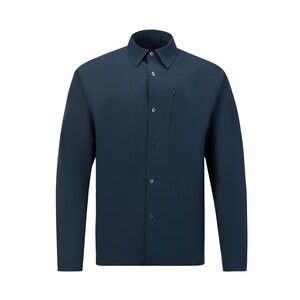 
DESCENTE DUALIS series men's urban commuting loose linen long-sleeved shirt