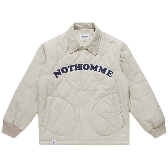 NOTHOMME Twill cotton cloth, fashion brand autumn and winter college style cotton coat couple loose coat cotton coat men