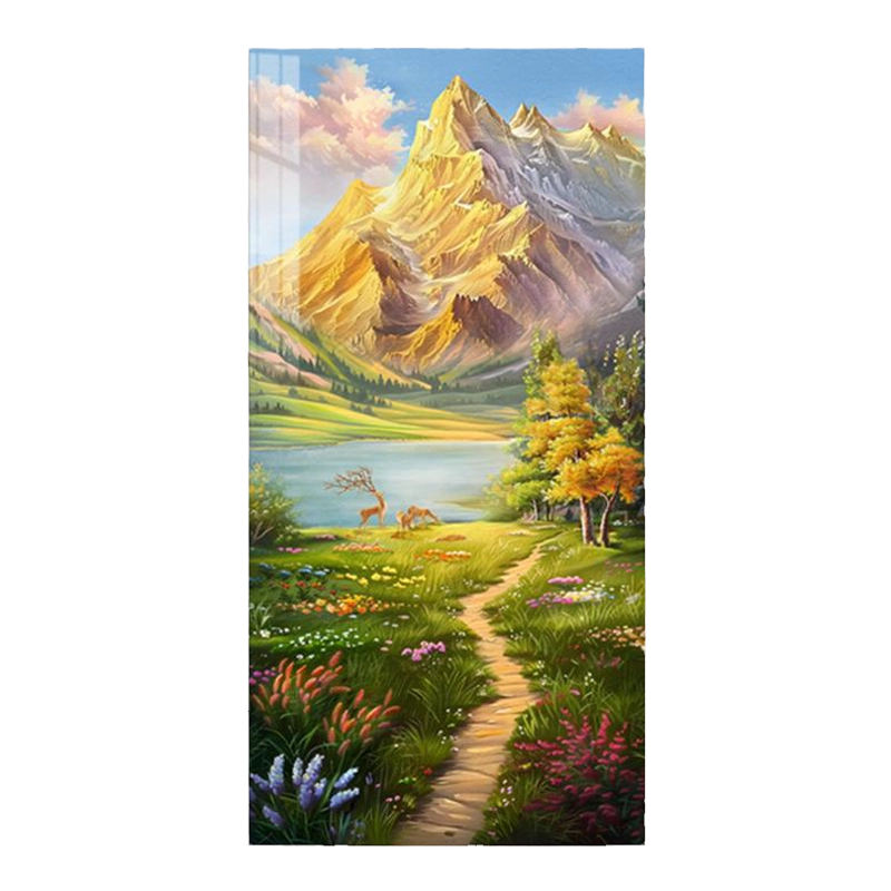 玄关画2025年新款高端入户正对门挂画走廊过道装饰画