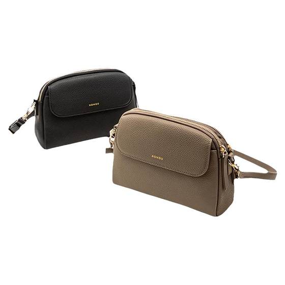 
Red Valley Bag Women's New Textured Genuine Leather One-Shoulder Crossbody Bag Vertical Mini Square Bag Women's Bag