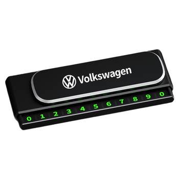 Parking number plate on car durable temporary number plate