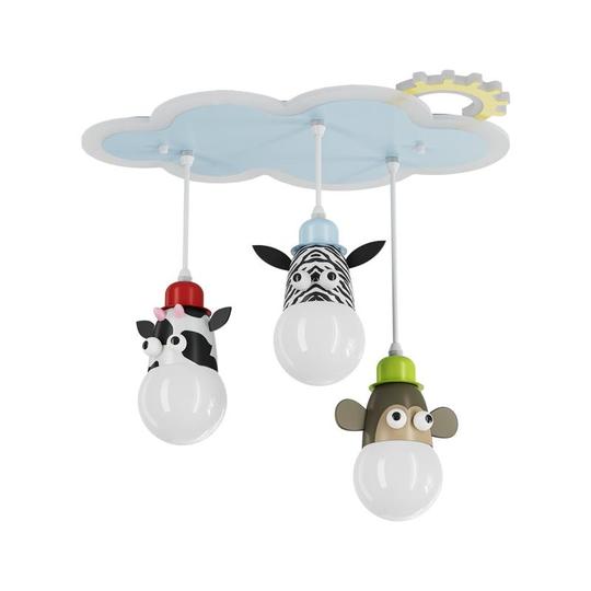 Lampada Frontale a LED Faro per Animali Carini, Lampada Frontale a LED Faro per Bambini Faro a 2 modalità per Cartoni Animati per Ciclismo da Lettura All'aperto