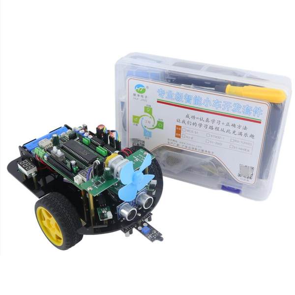 51 Single Chip Microcontroller Intelligent Small Firefighting Car, Line ...